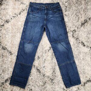 VTG Draggin Jeans Men 34x34 Lined Utility Motorcycle Workwear Double Knee Kevlar